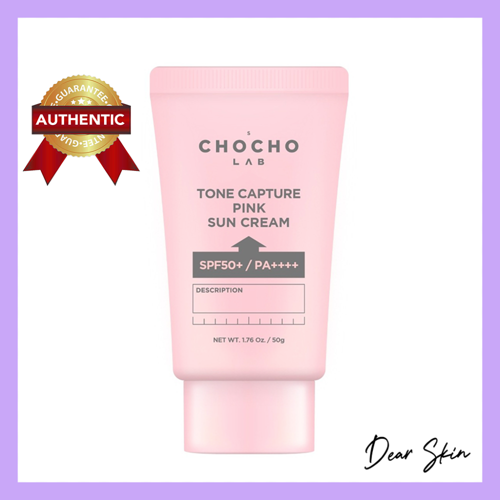 [Hcm][Chính Hãng] Kem Chống Nắng Nâng Tông Bảo Vệ Da Chochos Lab Tone Capture Pink Sun Cream Spf50+/Pa++++ 50G