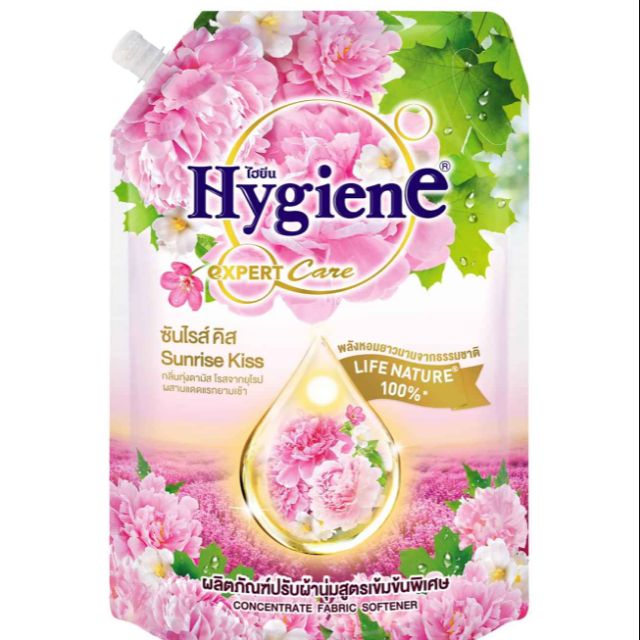 (TRỢ GIÁ) Nước xả vải hygiene Thái lan túi 1150ml nhập khẩu chính ngạch Nước Xả Vải Đậm Đặc Hygiene Expert Care Hương Hoa Mẫu Đơn Thái Lan!!