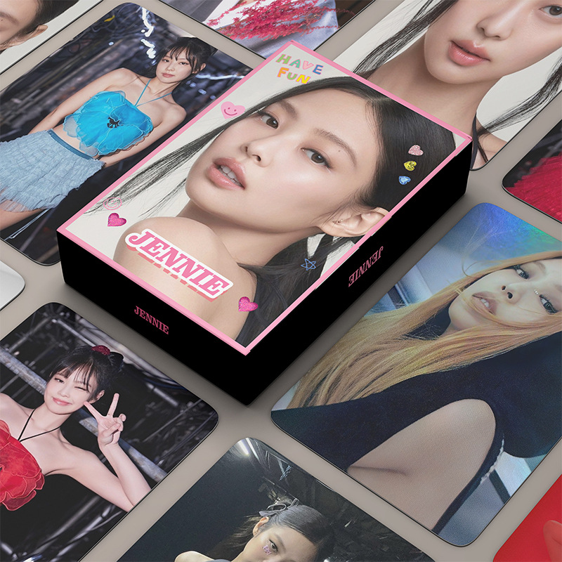 Thẻ Lomo card BlackPink bo góc JENNIE HAVE FUN Album Thần Tượng Kpop