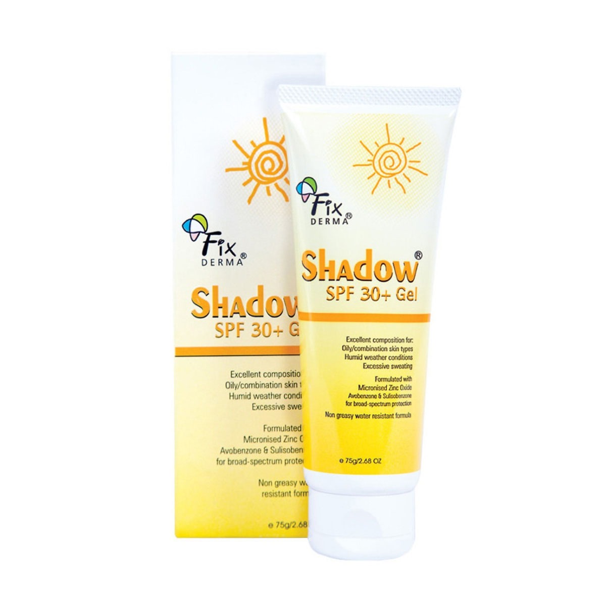 [Hcm]Fixderma Gel Chống Nắng Da Mặt Shadow Spf30+ Gel 75G - Healthy