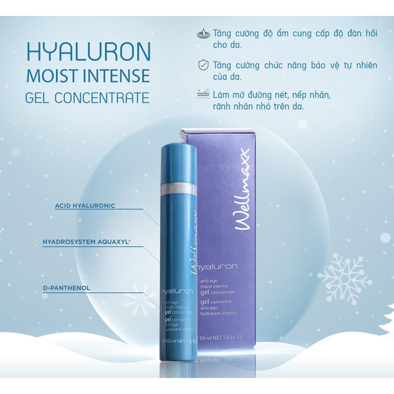 [Hàng Công Ty] Gel Phục Hồi Và Dưỡng Ẩm Wellmaxx Hyaluron Moist Intense Gel Concentrate Làm Dịu Giảm Bong Tróc Căng Mịn Da - Dành Cho Mọi Loại Da