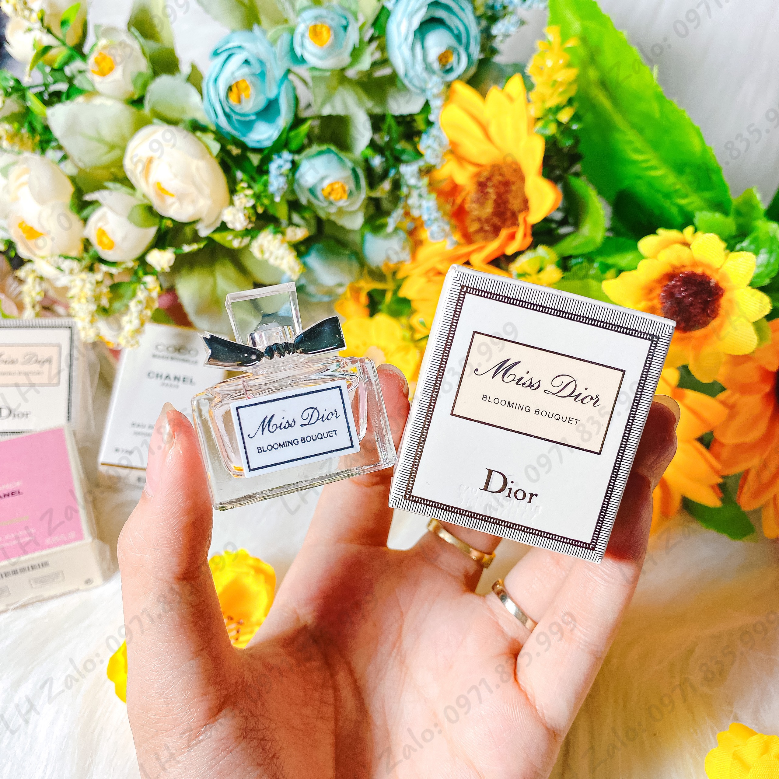 Nước hoa Mini Dior 4 chai 5ml Set Nước Dior Trái Tim quà tặng ý nghĩa