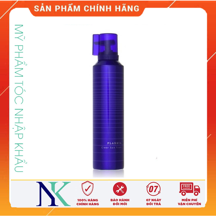 [Hcm]Dầu Gội Bọt Khí Milbon Plarmia Clear Spa Foam Chống Rụng Tóc 320Ml