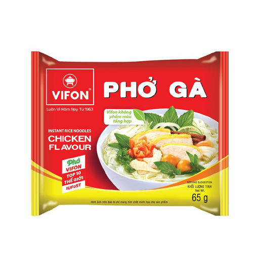 PHỞ GÀ ĂN LIỀN VIFON GÓI 65G