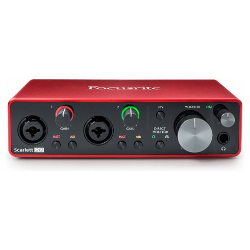 SOUNDCARD THU ÂM  FOCUSRITE  SCARLETT 2i2 (3rd GEN) THẾ HỆ MỚI
