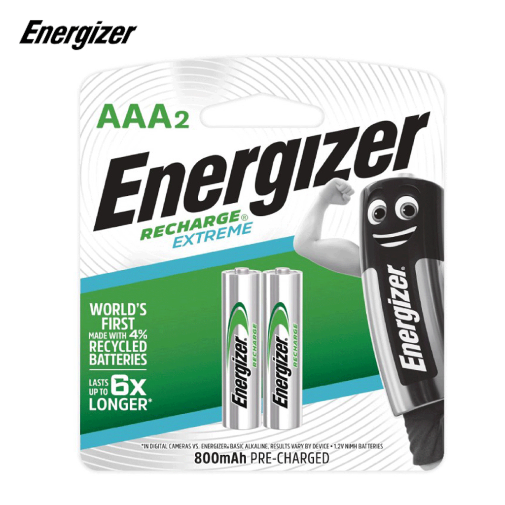 Vỉ 2 viên Pin sạc AA AAA Energizer dung lượng cao đến 2300mAh - Made in Japan Hàng chính hãng DSHK V