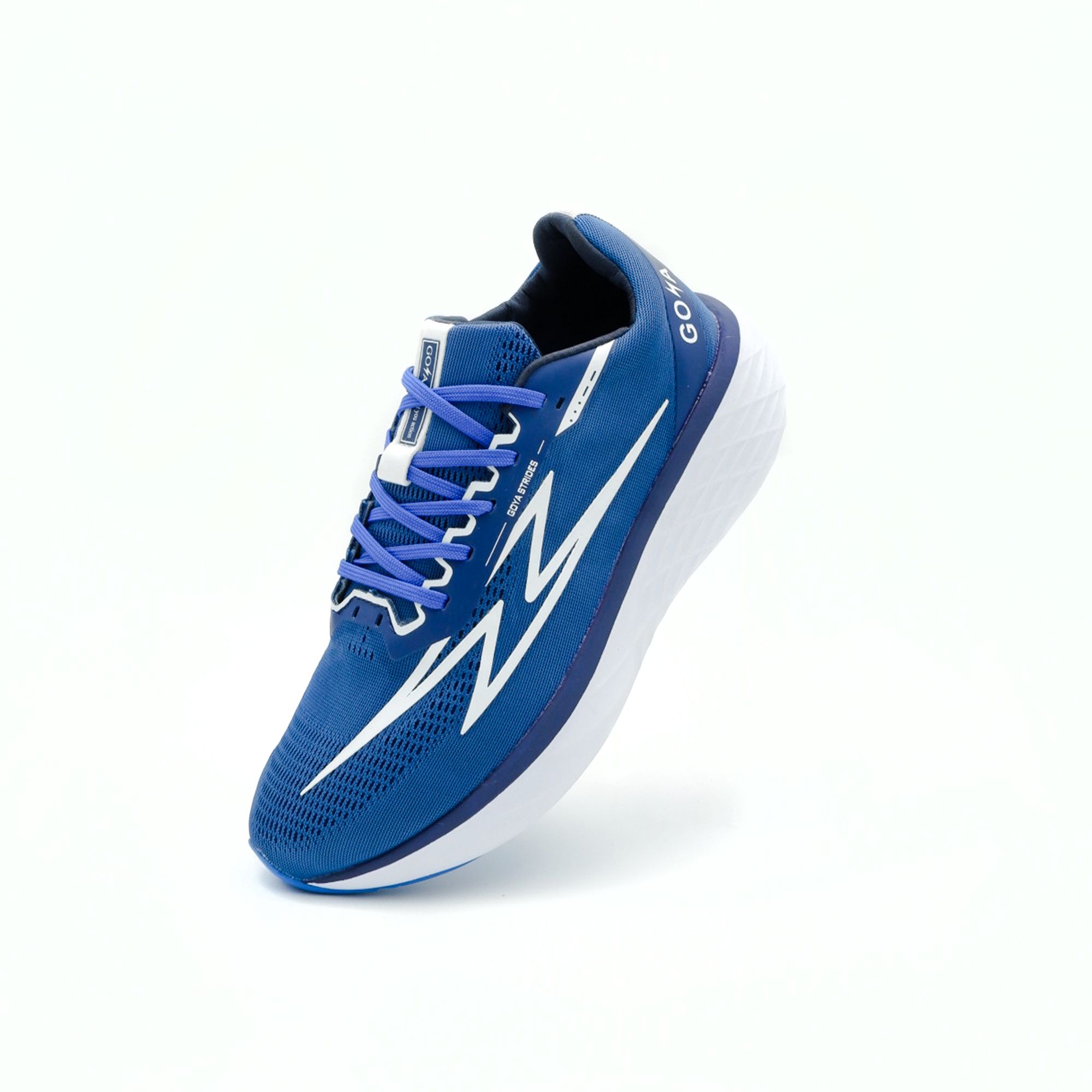 Giày thể thao chạy bộ nam nữ Goya Strides 1 2024 màu xanh dương
