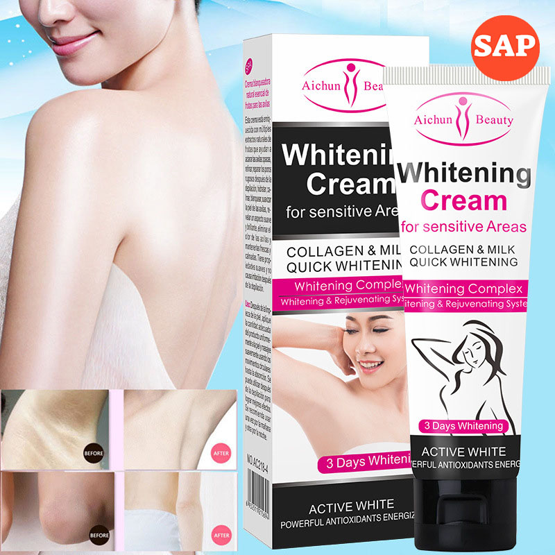 [3 Ngày Trắng Da Mờ Thâm] Kem Trắng Nách mờ thâm Bẹn Mông Khủy tay Đầu Gối Nuôi Dưỡng Và Tái Tạo Da 