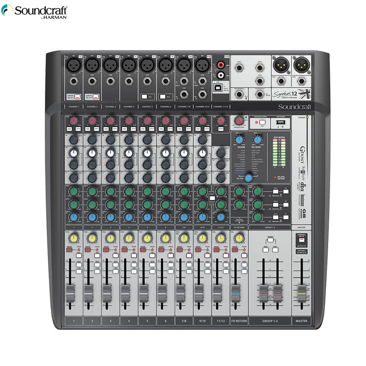 MIXER ANALOG SOUNDCRAFT SIGNATURE 12 MTK - BỘ TRỘN ANALOG TUYỆT VỜI CỦA SOUNDCRAFT VỀ ( EFFECT VÀ P