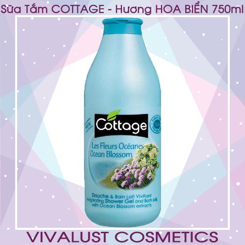 [Hcm]Sữa Tắm Cottage Ocean Blossom - Hương Hoa Biển (750Ml)