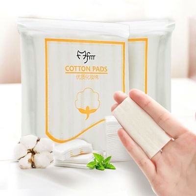 Gói 222 Miếng Bông Tẩy Trang 100% Cotton Mềm Mại. Bông Trang Điểm Siêu Nhiều Siêu Rẻ