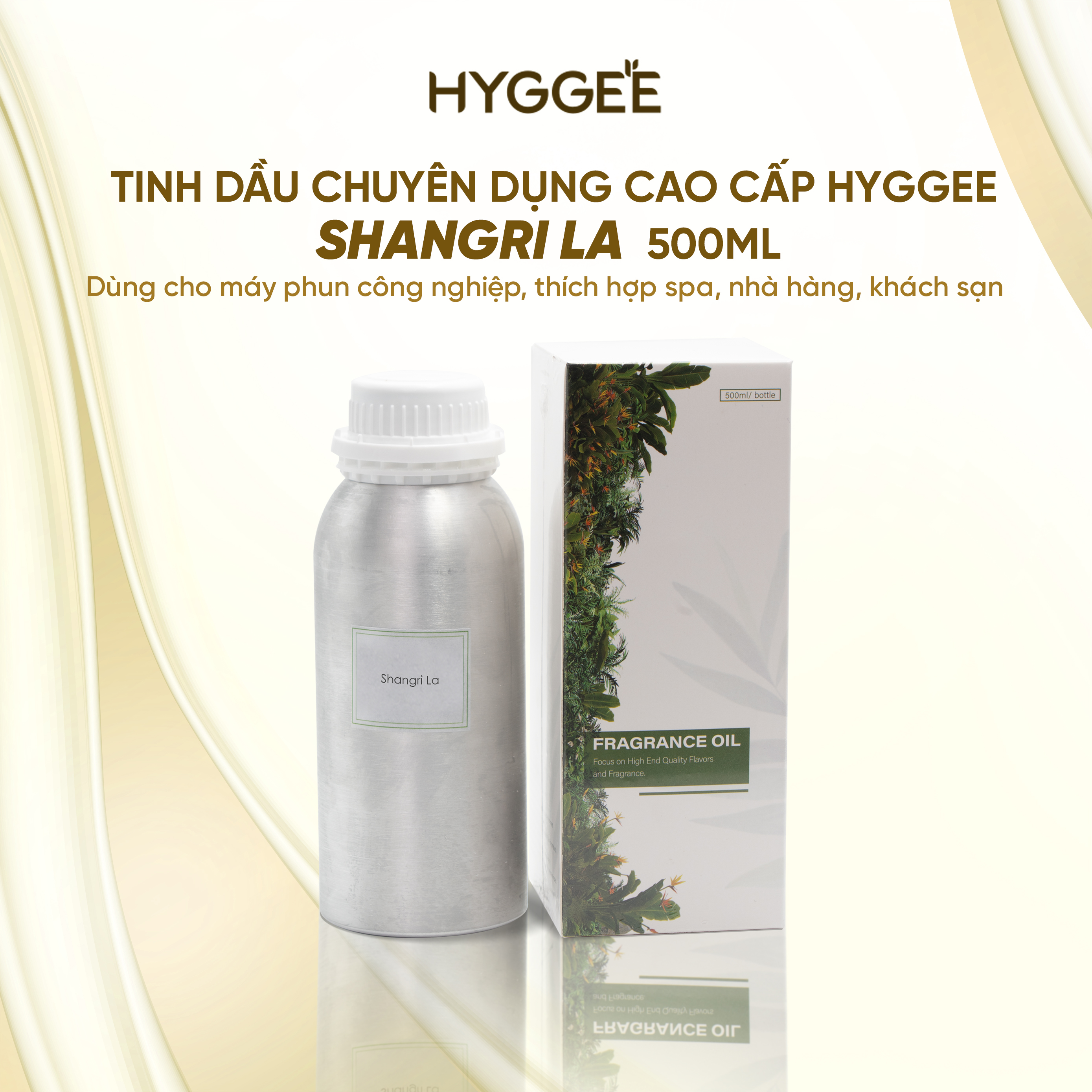 [ Hyggee ] Tinh dầu chuyên dụng cao cấp HYGGEE SHANGRI LA 500ml dùng cho máy phun công nghiệp thích 