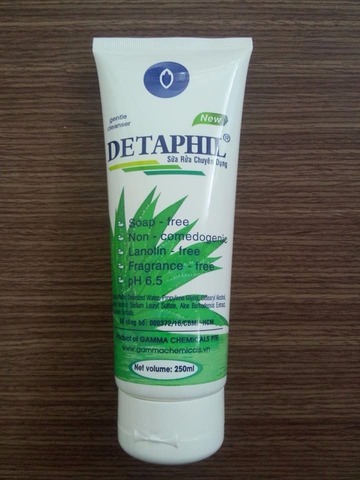 [HCM]Sữa rửa chuyên dụng Detaphil tube 250ml