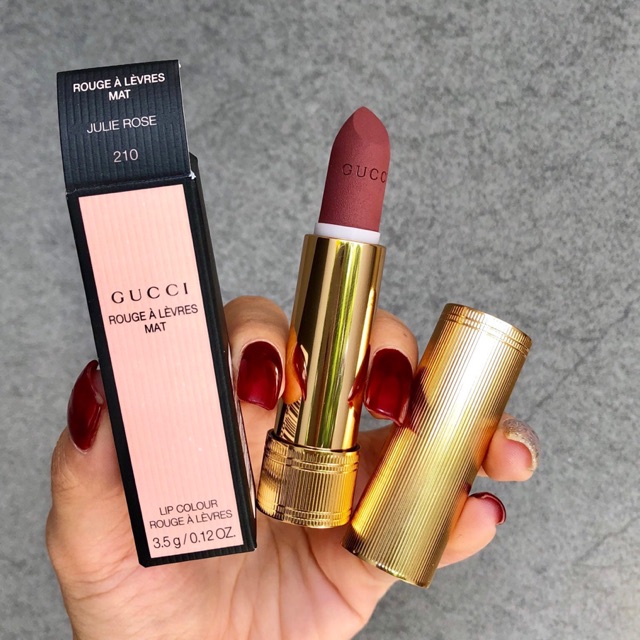 Son Thỏi Gucci Rouge A Levres Matte Lipstick Màu 210 Julie Rose