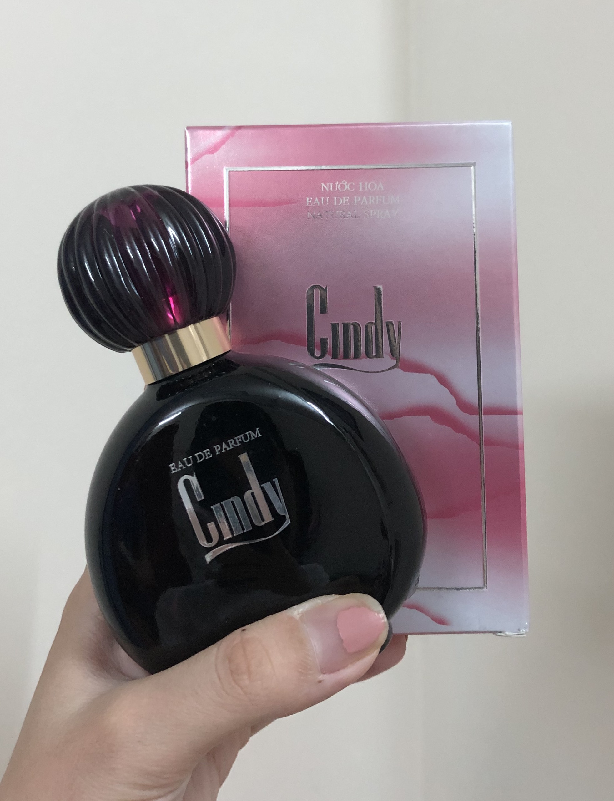 [Hcm]Nước Hoa Cindy N84 90Ml Hồng Tím - Eau De Parfum - Cindy Bầu Hồng