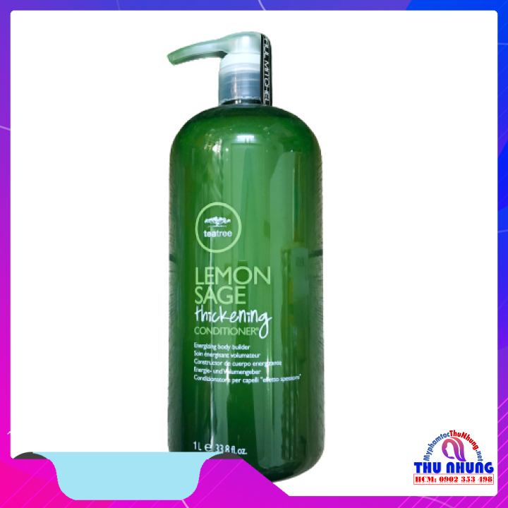 [Hcm]Dầu Xả Tóc Dầu Paul Mitchell Lemon Sage Thickening Shampoo 1000Ml (Usa)