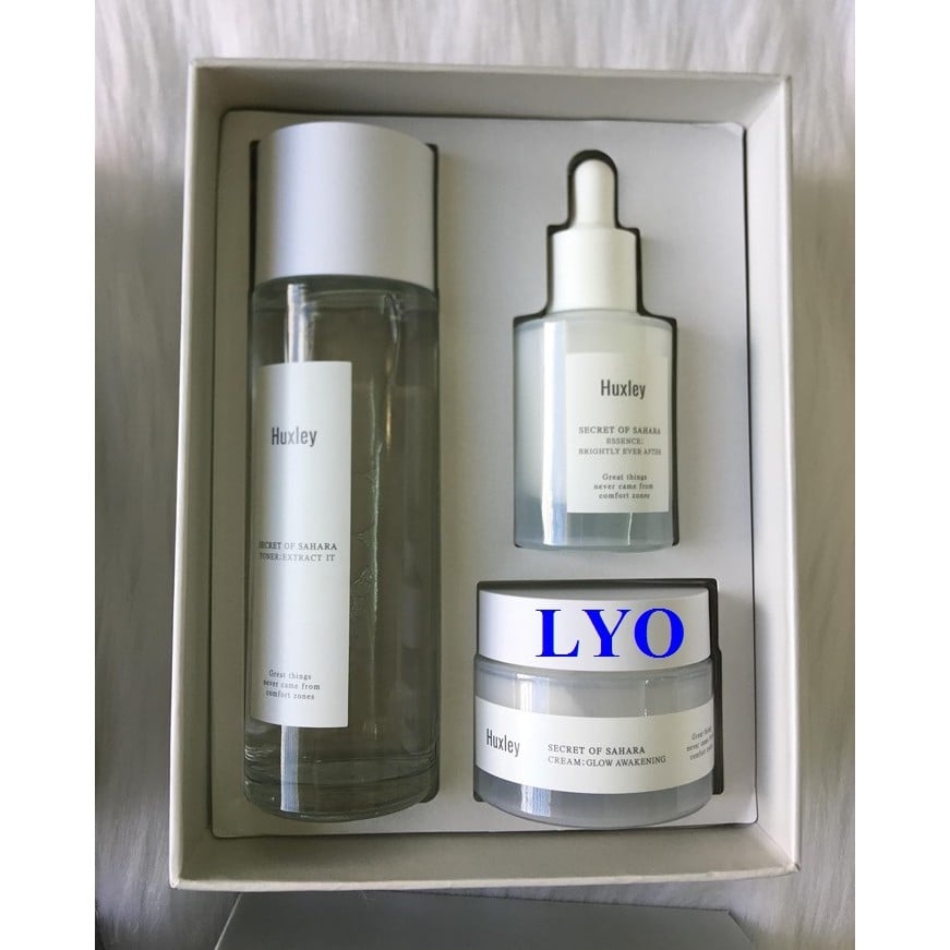 Set Dưỡng Da Huxley ( Màu Trắng) - Lyo Shop