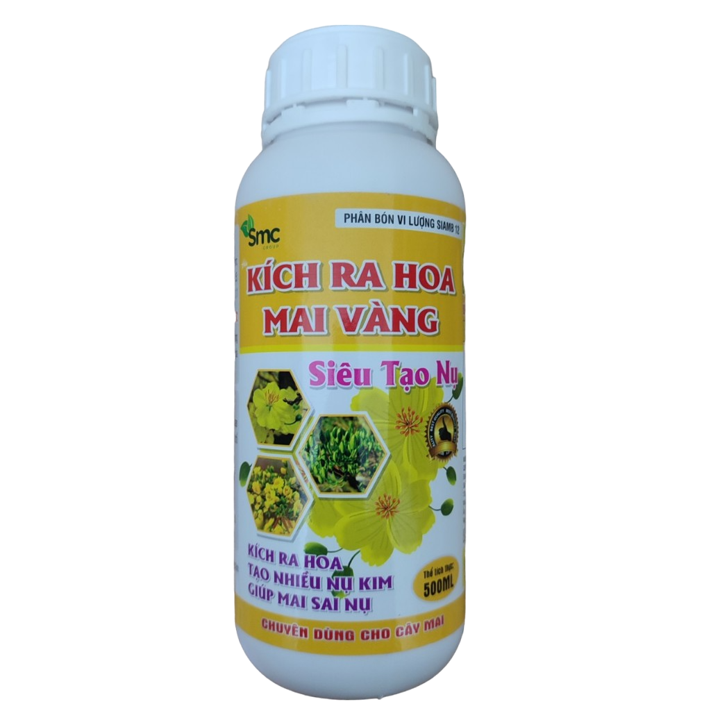 Phân bón Kích ra hoa Mai Vàng 500ml phân bón mai vàng kích ra hoa và siêu tạo nụ cho cây mai vàng