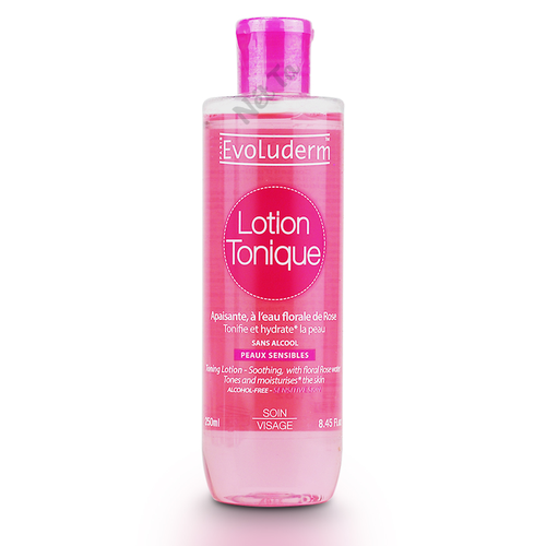 Nước hoa hồng Evoluderm Lotion Tonique dưỡng ẩm cho da 250ml