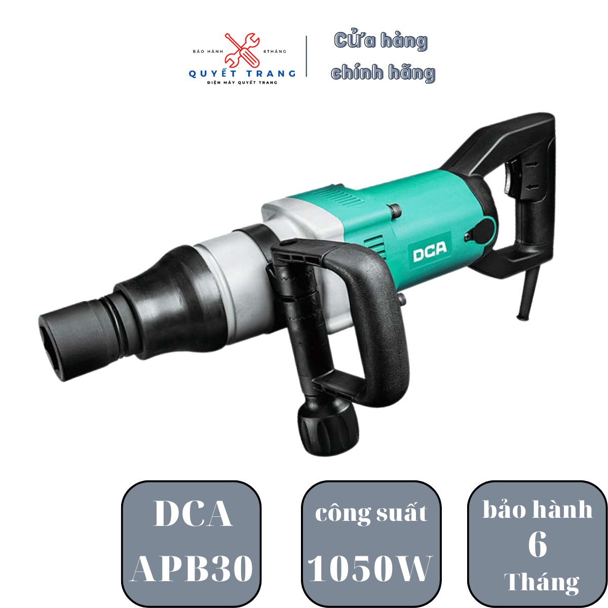 Máy Siết Bulong DCA APB30 Chuyên Bulong Ô tô Cỡ Lớn Công Suất 1050W Chính Hãng DCA