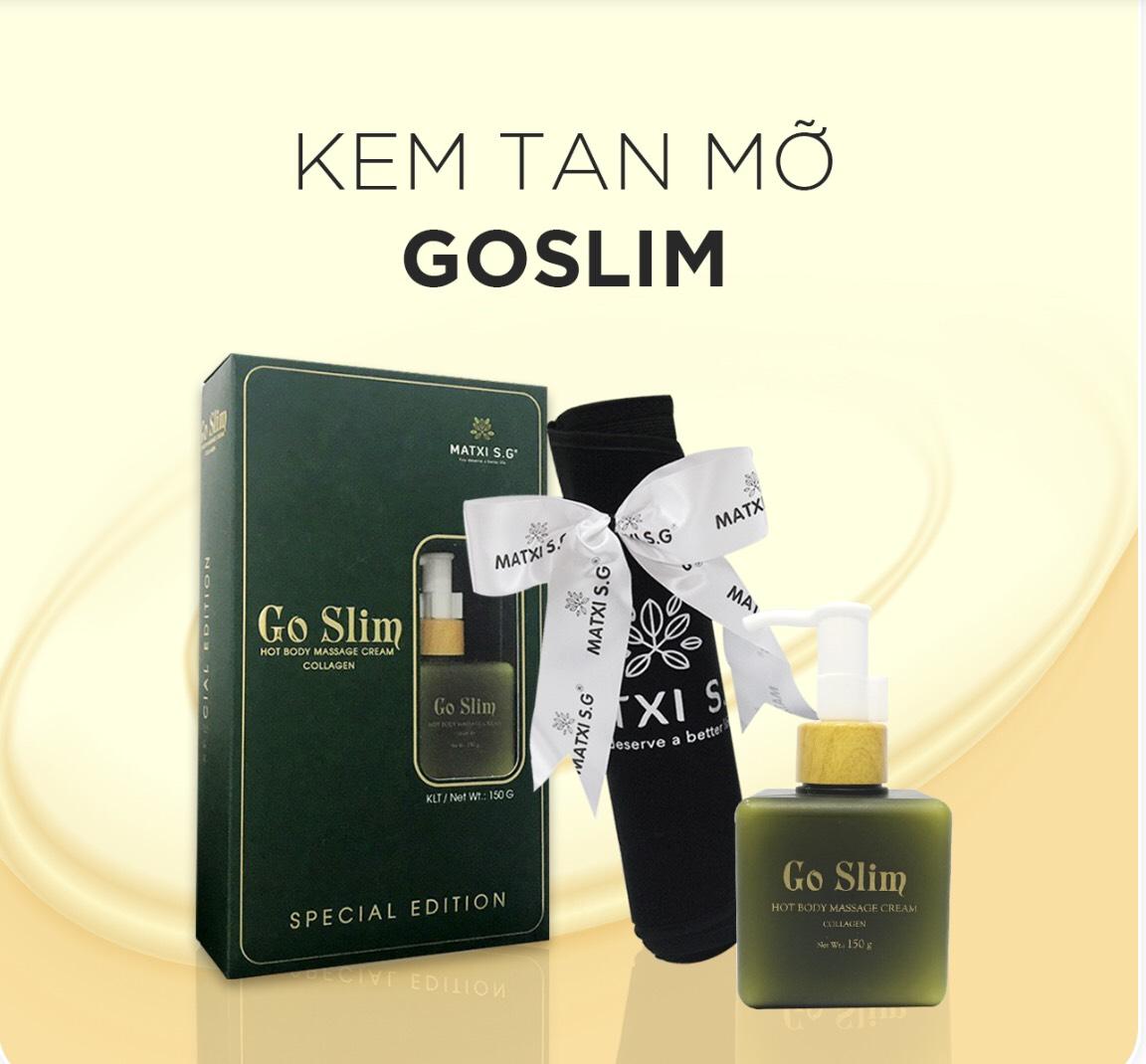 [Hcm]Kem Tan Mỡ Goslim + Tặng Đai Nịt Bụng Cao Cấp (Mẫu Mới Nhất)