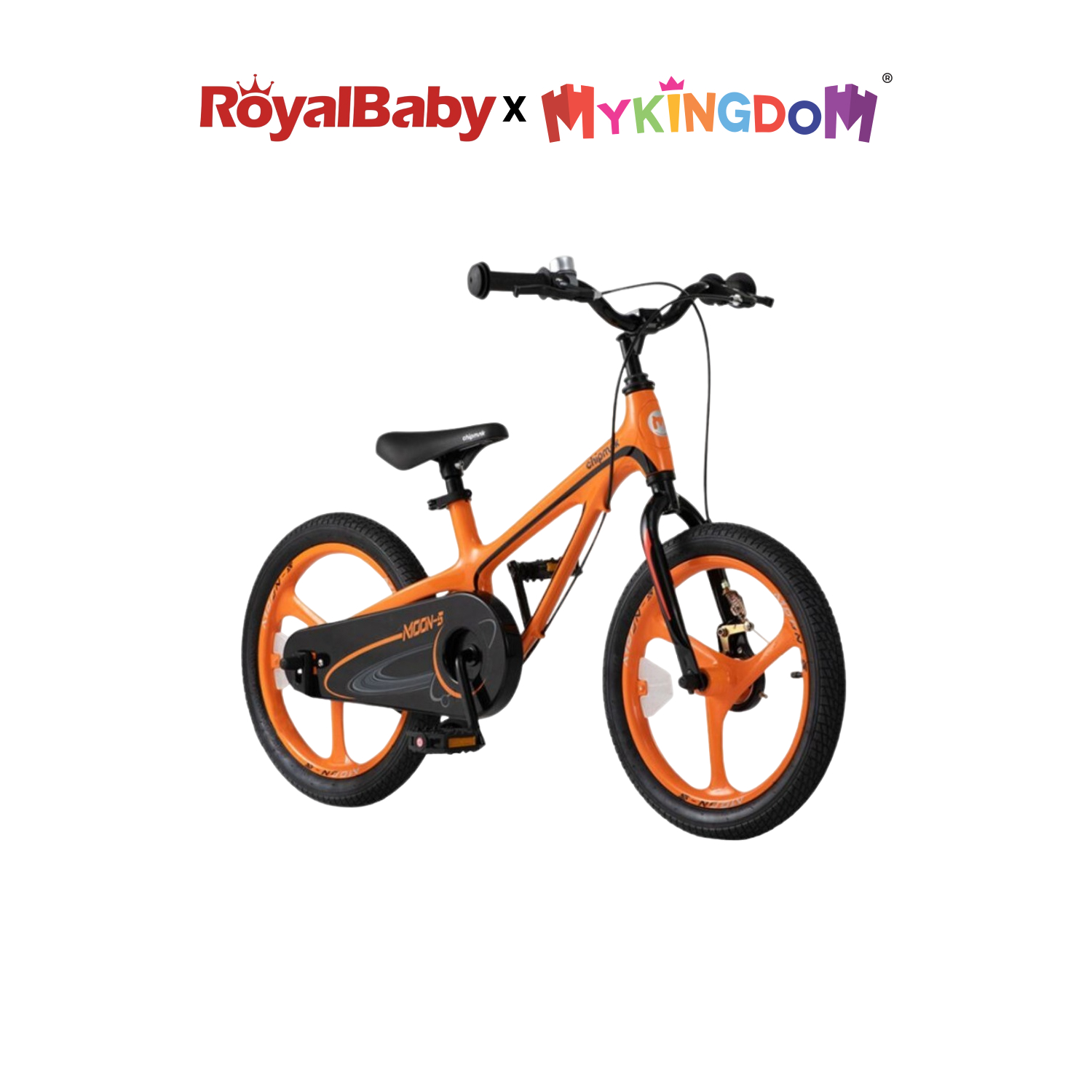 Xe Đạp Trẻ Em Chipmunk Moon 18" Màu Cam Bé Từ 5-8 Tuổi CM18-5P-OR