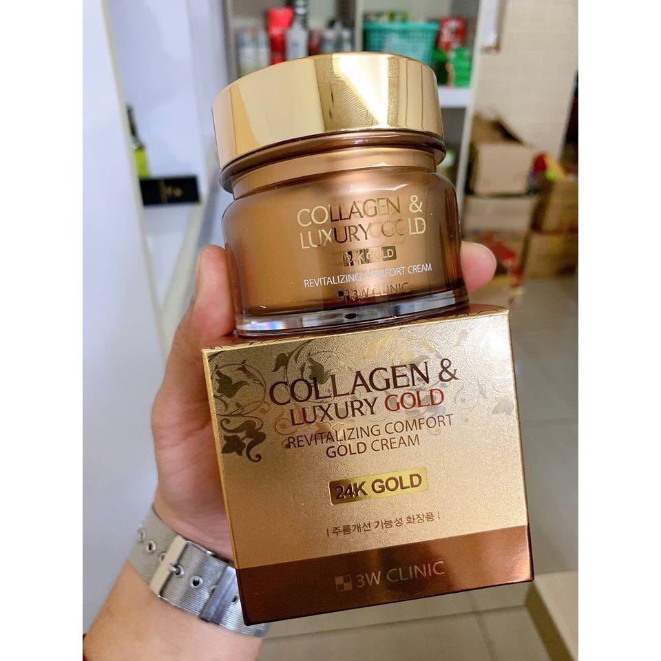 [Hcm]Kem Collagen & Luxury Gold Revitalizing Comfort 24K Gold Cream