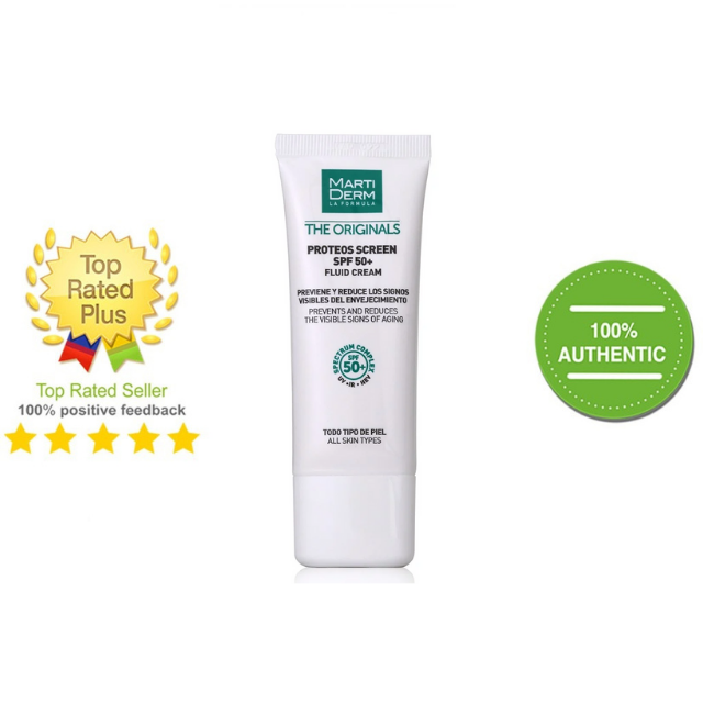 [HÀNG CÔNG TY] Kem Chống Nắng Bảo Vệ Da Toàn Diện Cho Da Dầu Mụn Nám Và Tăng Sắc Tố MartiDerm Proteos Screen SPF 50 + Fluid Cream 40ml