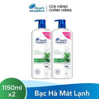 Combo 2 Dầu Gội HEAD & SHOULDERS Sạch Gàu Bạc Hà Mát Lạnh/ Giảm Ngứa Da Đầu Chai 1150ML