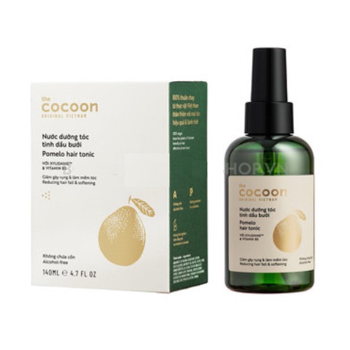 Nước Dưỡng Tóc Tinh Dầu Bưởi Cocoon Pomelo Hair Tonic 140ml