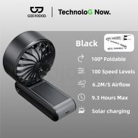 Quạt mini GOOJODOQ cầm tay với 3600mAh5 bánh răng gió mạnhđiều chỉnh mức 100 LevelTiếng ồn nhỏcó thể gập lại