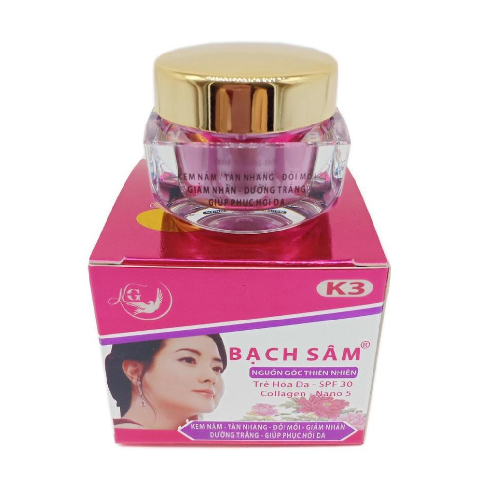 [HCM]BẠCH SÂM K3 - Kem nám tàn nhang đồi mồi giảm nhăn dưỡng trắng phục hồi da (18g)