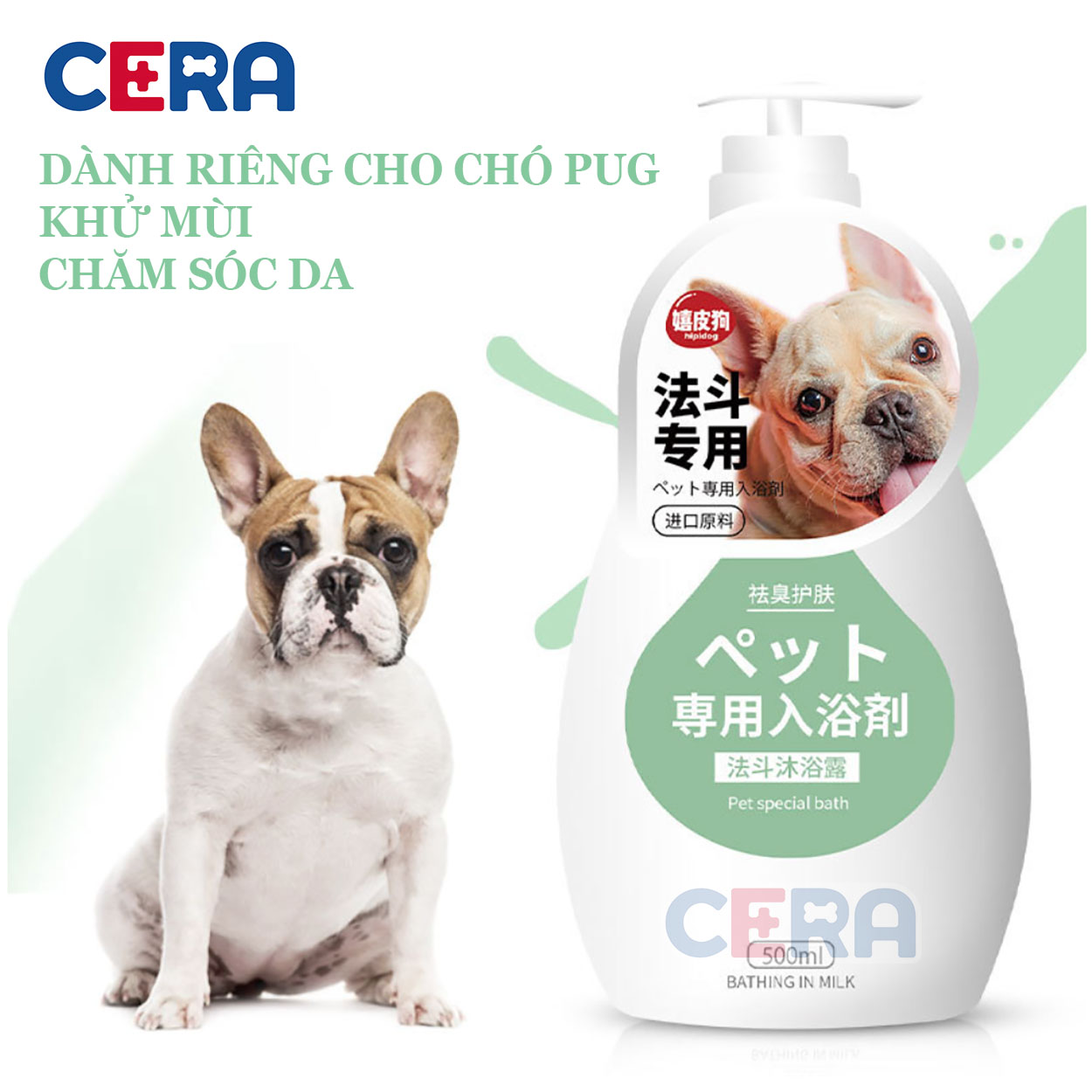 Sữa Tắm Cho Chó Dành Riêng Cho Giống Pug 500ml