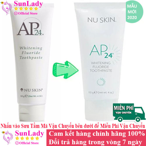 [Hcm]Kem Đánh Răng Làm Trắng Sáng Răng Nhập Khẩu Mỹ Ap24 Nu Skin Whitening Flouride Toothpaste (Ab24 Nuskin) Chính Hãng - Kem Đánh Răng Trị Ố Vàng Răng Khử Mùi Hôi Miệng Ap24 Nuskin