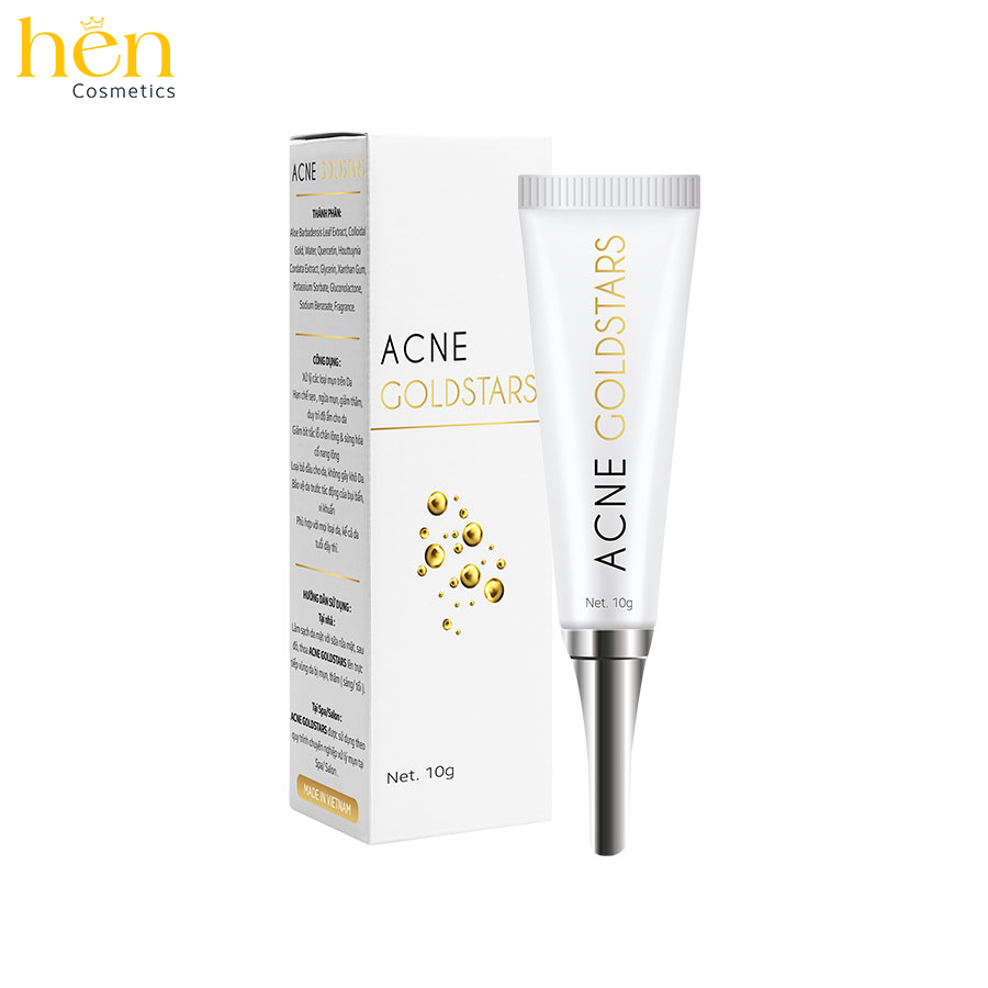 [HCM]Acne GoldStars - Kem giảm mụn viêm sưng khô còi nhanh phòng ngừa tái phát vượt trội.