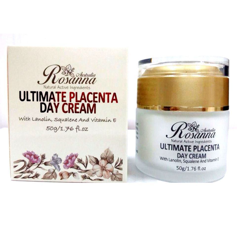 [Hcm]Kem Dưỡng Da Cao Cấp Úc - Rosanna Giúp Trẻ Hóa Trắng Sáng Da - Ultimate Placenta Day Cream (50Gr)