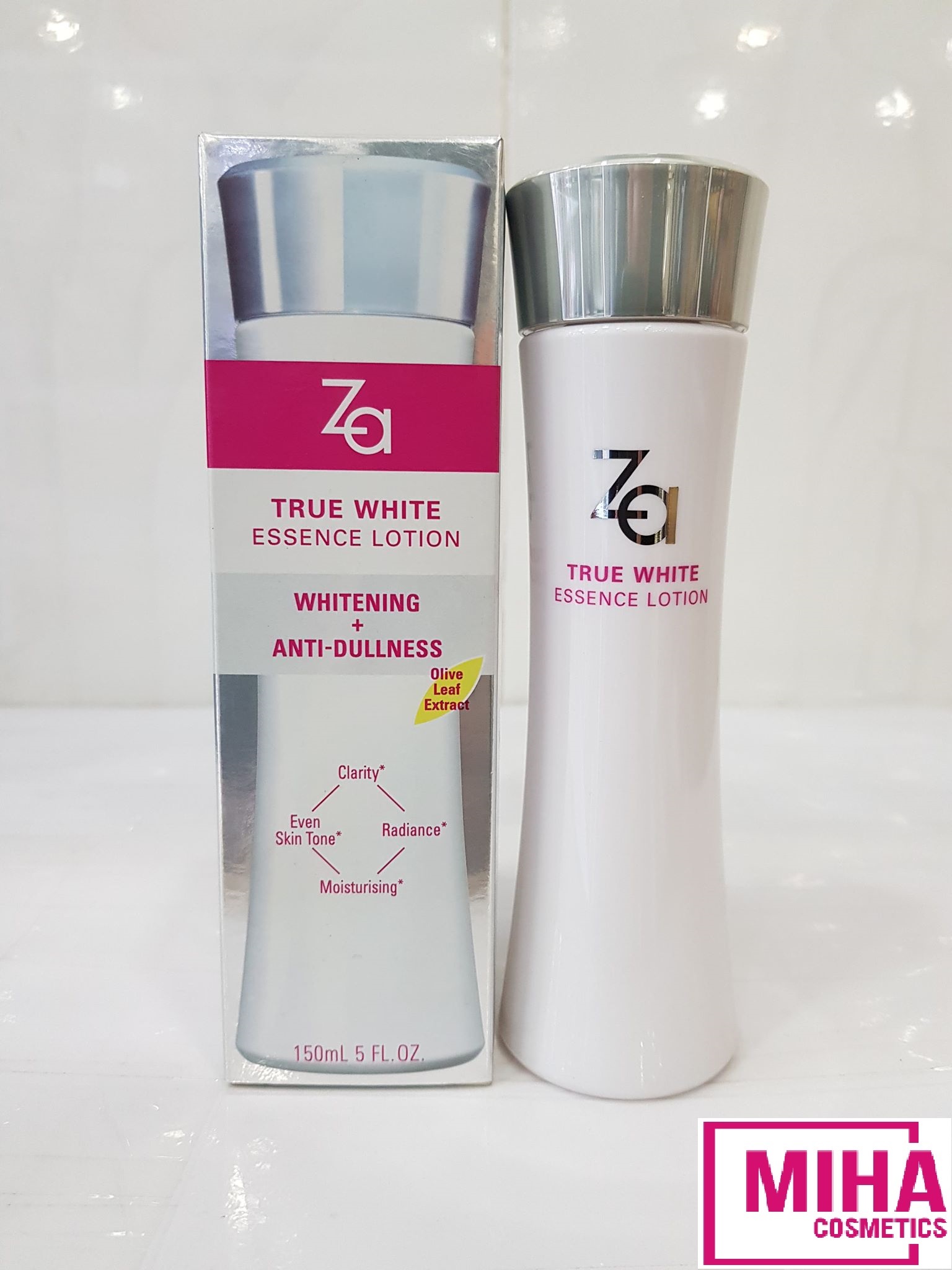 [Hcm]Tinh Chất Dưỡng Trắng Da 3 Trong 1 Za Lotion True White 150Ml