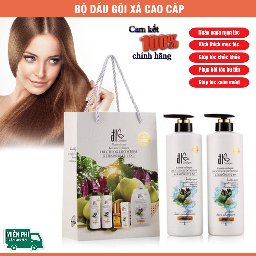 [Hàng Chuẩn Công Ty] Bộ Dầu Gội Xả Cao Cấp Cặp Dầu Gội Đầu Combo Gội-Xả NHẬP KHẨU – Ngăn Ngừa Rụng Tóc và Nấm Ngứa Da Đầu Phục Hồi Tóc Hư Tổn. Cung cấp độ ẩm giúp sợi tóc chắc khỏe sáng bóng mềm mượt.