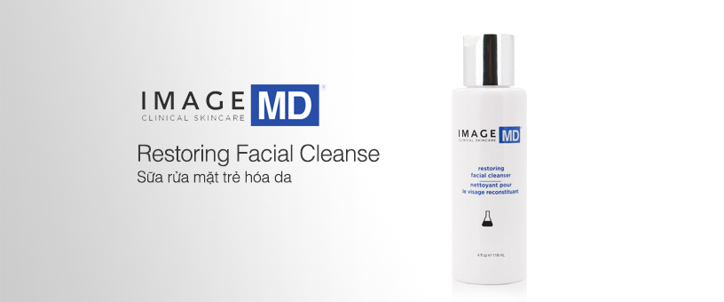 [Hcm]Sữa Rửa Mặt Trẻ Hóa Da Image Md Restoring Facial Cleanser - 118Ml