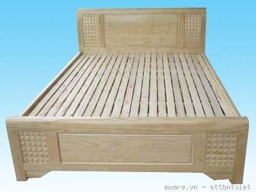 [Trả góp 0%] Giường Gỗ Sồi Nga   bằng gỗ  giường ngủ cao cấp , giường gỗ 1M2 , 1M4 ,1M6 ,1M8 ,2M