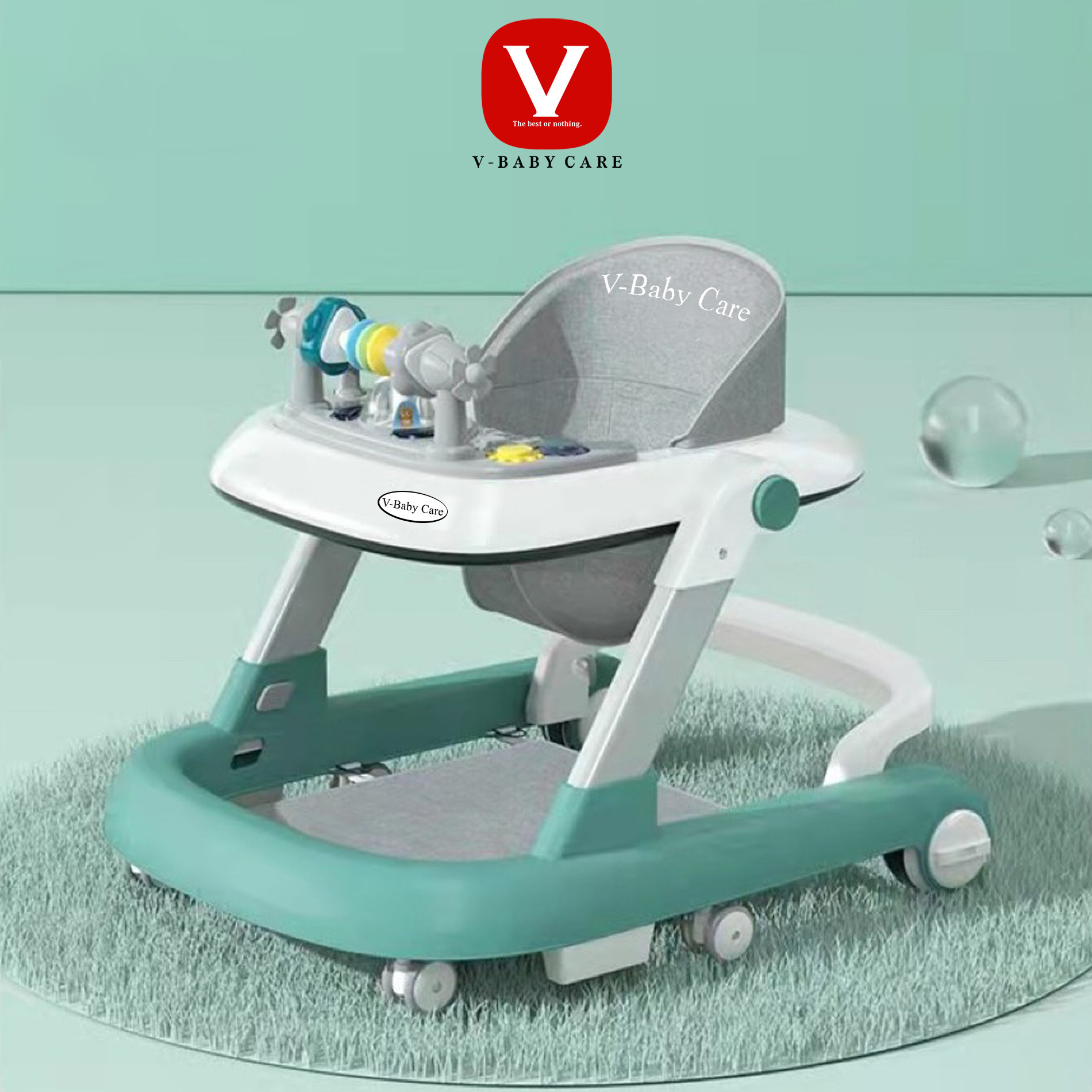 Xe Tập Đi Cho Bé Chữ U V-Baby 606 Đa Năng Tạo Cho Bé Hướng Cố Định Khi Di Chuyển