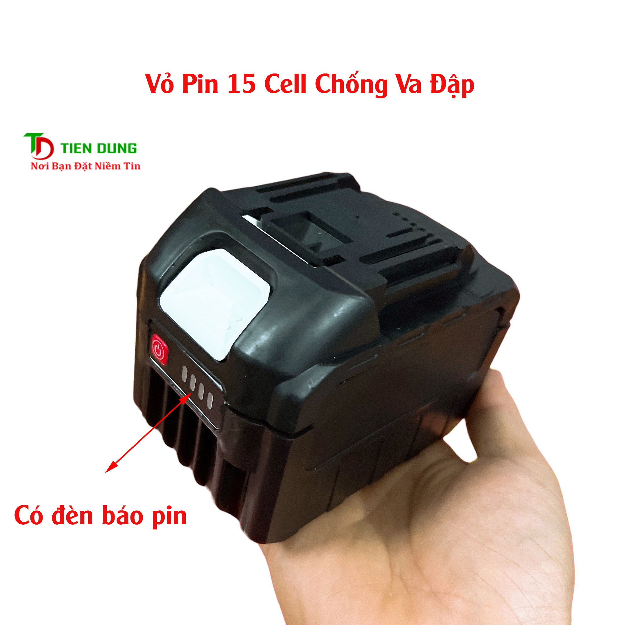 Vỏ Pin 15 Cell Chống Sốc Chống Va Đập Full Phụ Kiện