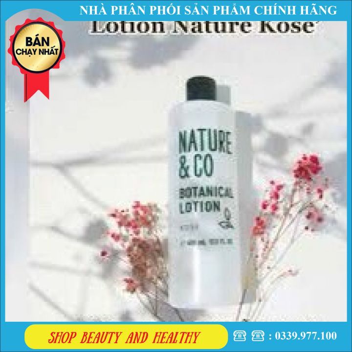 [ Hot] Nước Dưỡng Ẩm Nature & Co Botanical Lotion 400Ml