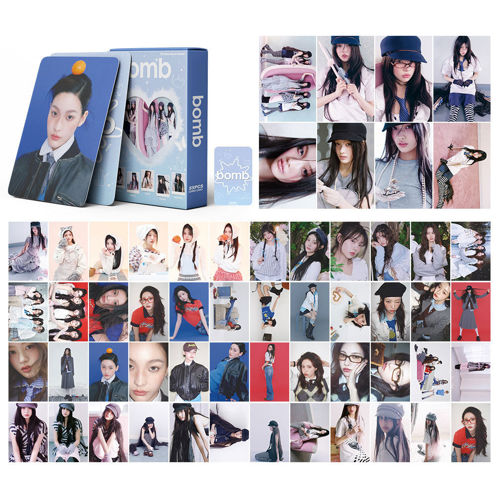 Set 55 lomo card ILLIT - BOMB 2025