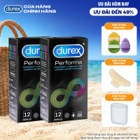 [CHỈ 25-29/09 | MUA LÀ CÓ QUÀ] Combo 2 Bao cao su Durex Performa kéo dài thời gian size 52mm hộp 12 bao