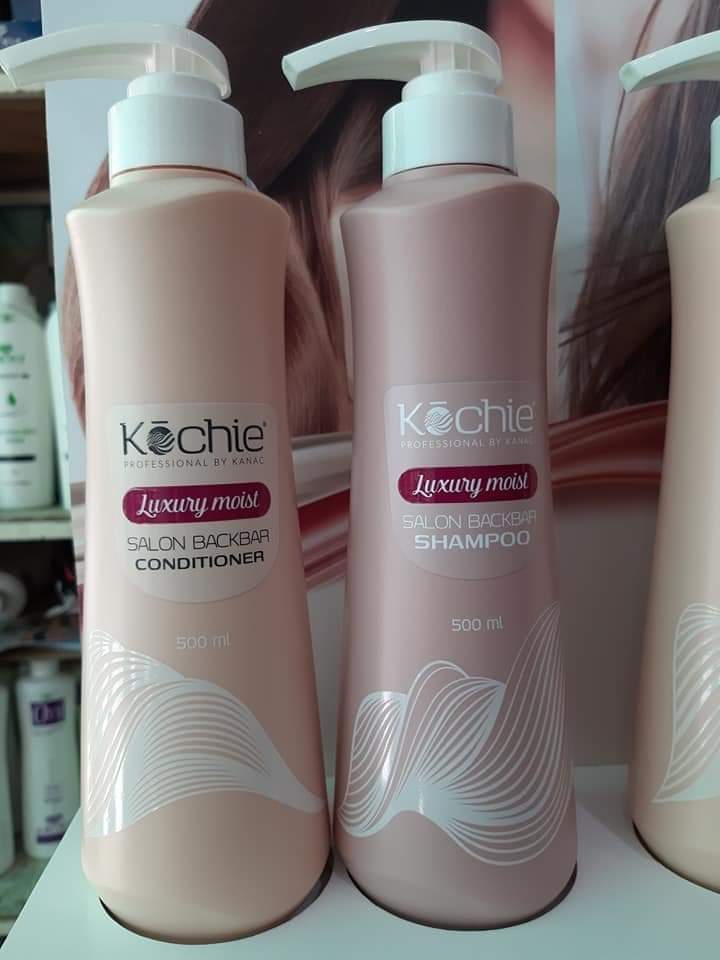 Bộ Dầu Gội Và Xả Kochie Salon Backbar Luxury Moist 500Mlx2