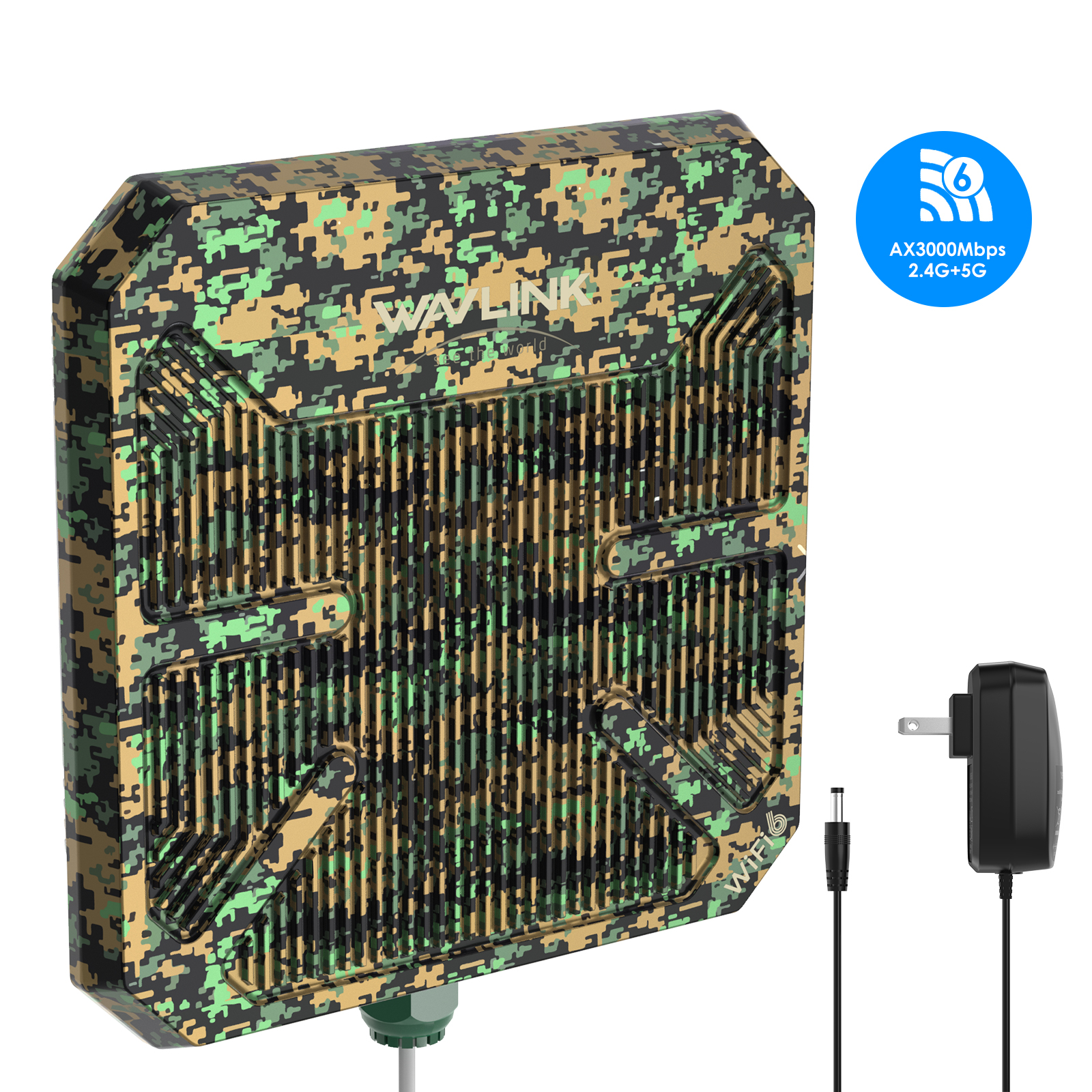 WAVLINK WiFi6 Outdoor Access Point Dual Band 2.4G+5G AX3000 Long Range Outdoor WiFi Mesh Extender wi