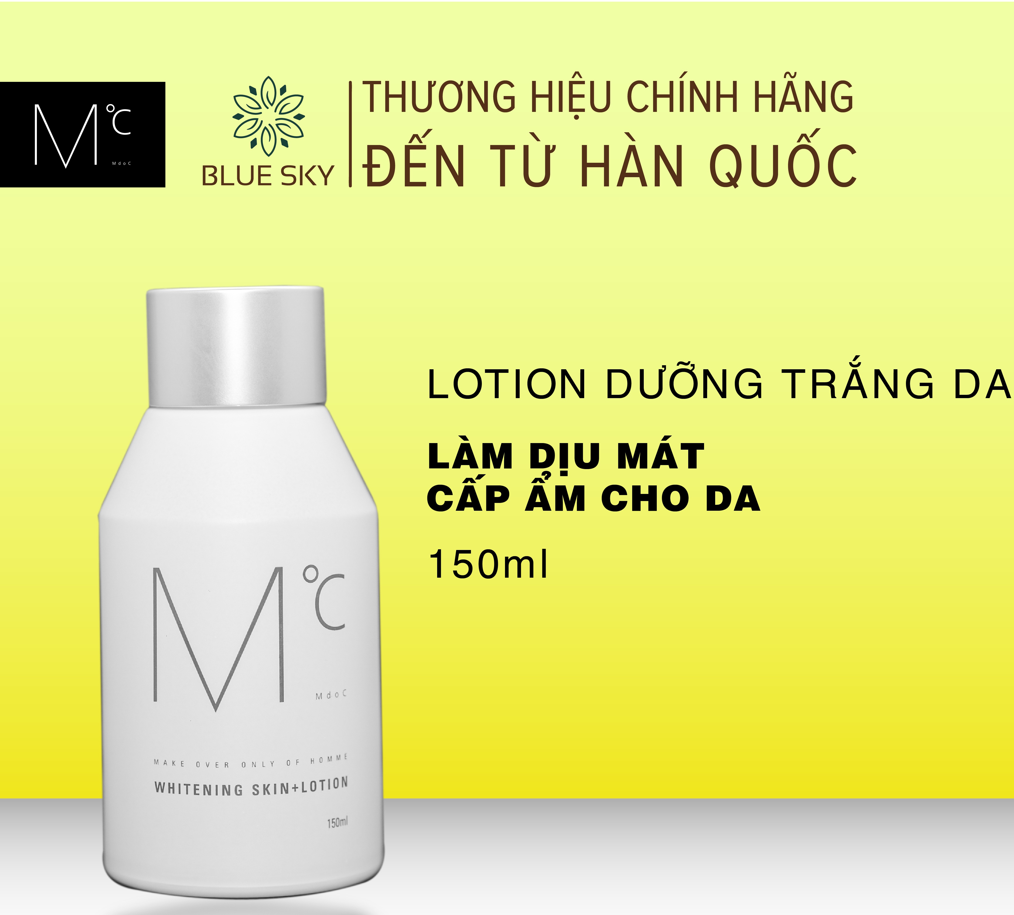 Lotion Dưỡng Trắng Whitening Skin+Lotion 150Ml