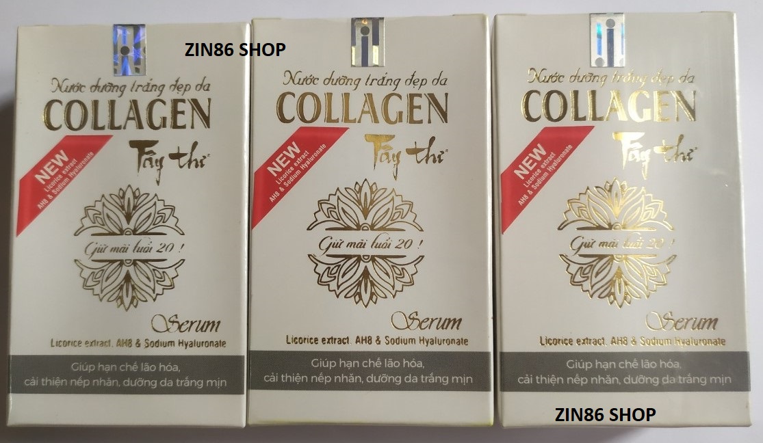 Serum Trắng Đẹp Da Collagen Tây Thi 12Ml (Date Mới)