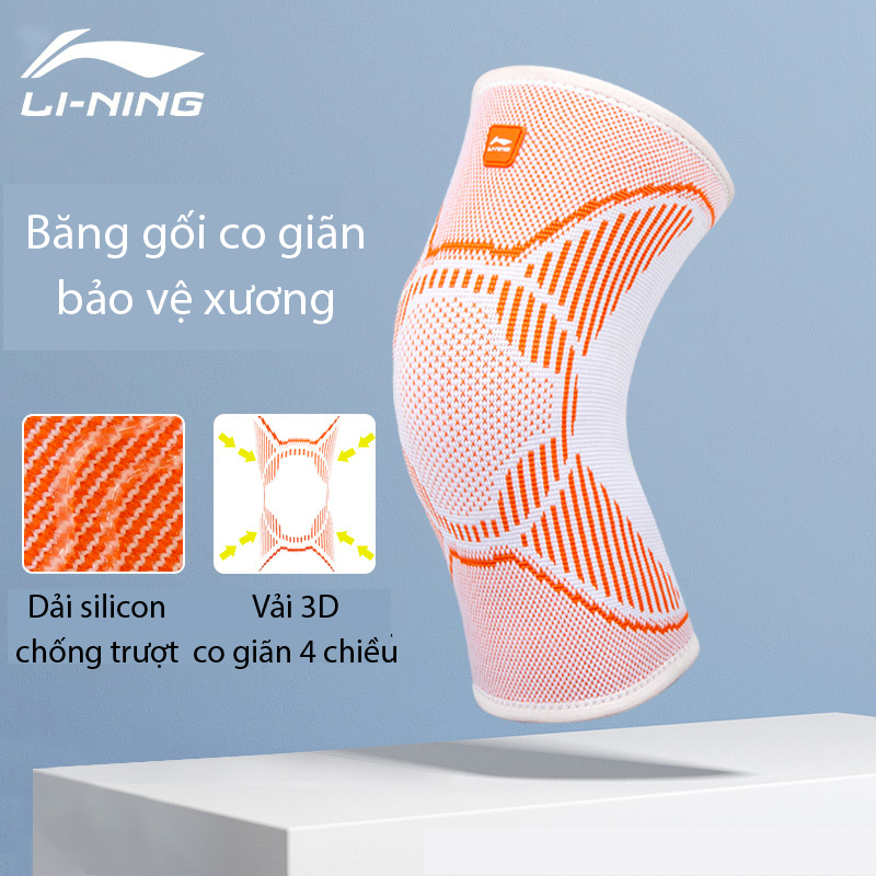 Băng Đầu Gối LINING 3D Bảo Vệ Đầu Gối Bó Gối Thể Thao LINING 1 Chiếc Băng Gối LI-NING